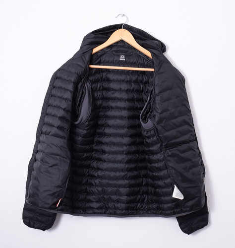 Haglöfs Jacke Herren Gr.M Essens Mimic Hoodie Pertex Steppjacke Grau 152235 - Bild 3 von 9