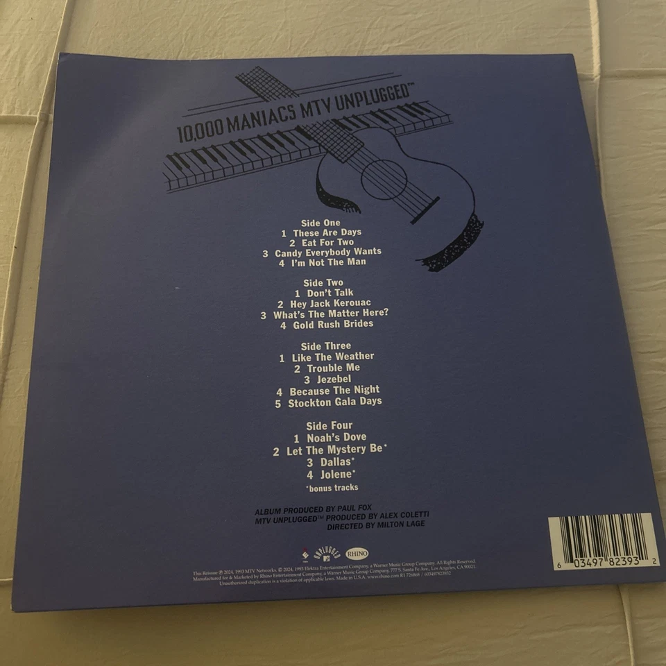 10000 Maniacs MTV Unplugged Laserdisc MTV Laserdisc LD Seven Extra Performances - Image 2 of 4