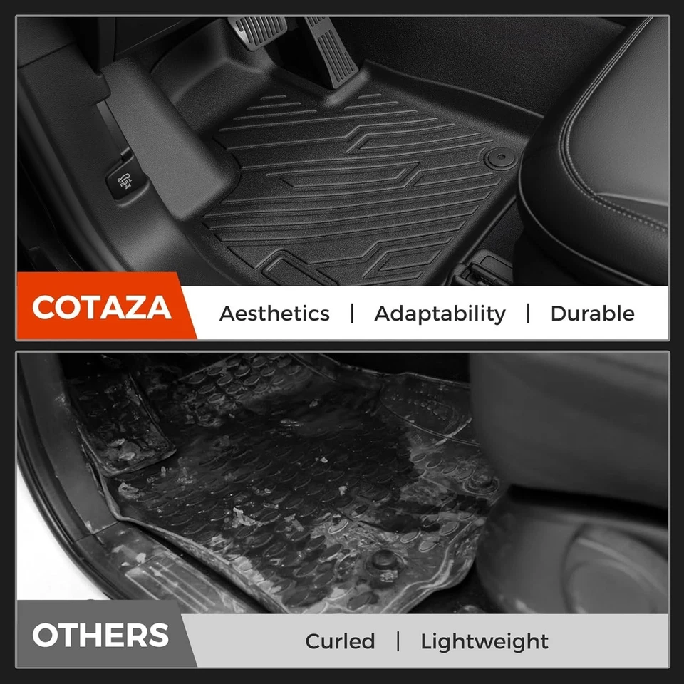 2020-2025 para Ford Explorer tapetes de assoalho e forro de carga com tapete de encosto para banco - Imagem 2 de 4