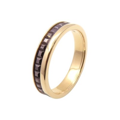 BOUCHERON Quatre Classique Ring 18K Rose Gold US Size 5.75 #T51 JAL00175