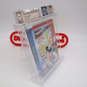 NES Nintendo MICKEY'S ADVENTURES IN NUMBERLAND - WATA GRADED 8.0 B NEW & Sealed!