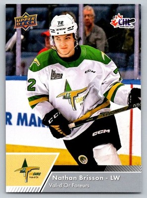 Nathan Brisson 2022-23 Upper Deck CHL #235 Val d'Or Foreurs