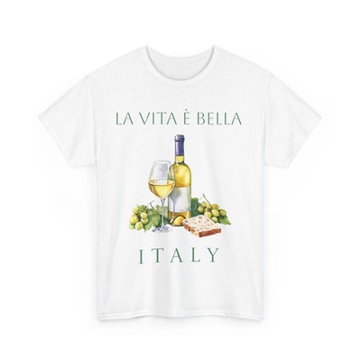   Summer  Italy Italian Wine Lovers White T-shirt