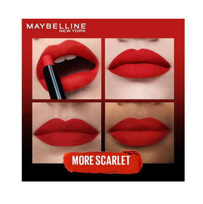 GEMEY MAYBELLINE LIPPENSTIFT ULTIMATT OUTFIT 16H 299 MORE SCARLET NEU