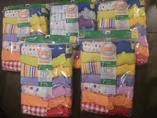 Wonder Nation Girls Size 16 Briefs  Ankle Socks 70-Piece Lot 5 Packs New