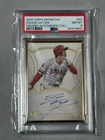 2018 TOPPS DEFINITIVE SHOHEI OHTANI ROOKIE RC GOLD FRAMED  ON CARD AUTO /30 PSA8