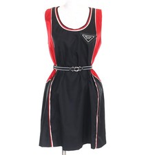 Great PRADA one piece Black red recycled polyamide Women 36 230623