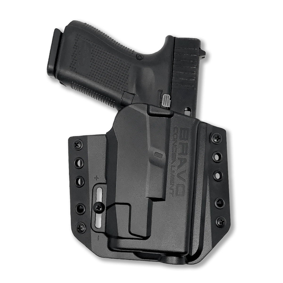 BRAVO CONCEALMENT OWB BCA 3.0 Light Bearing RH Black Holster for