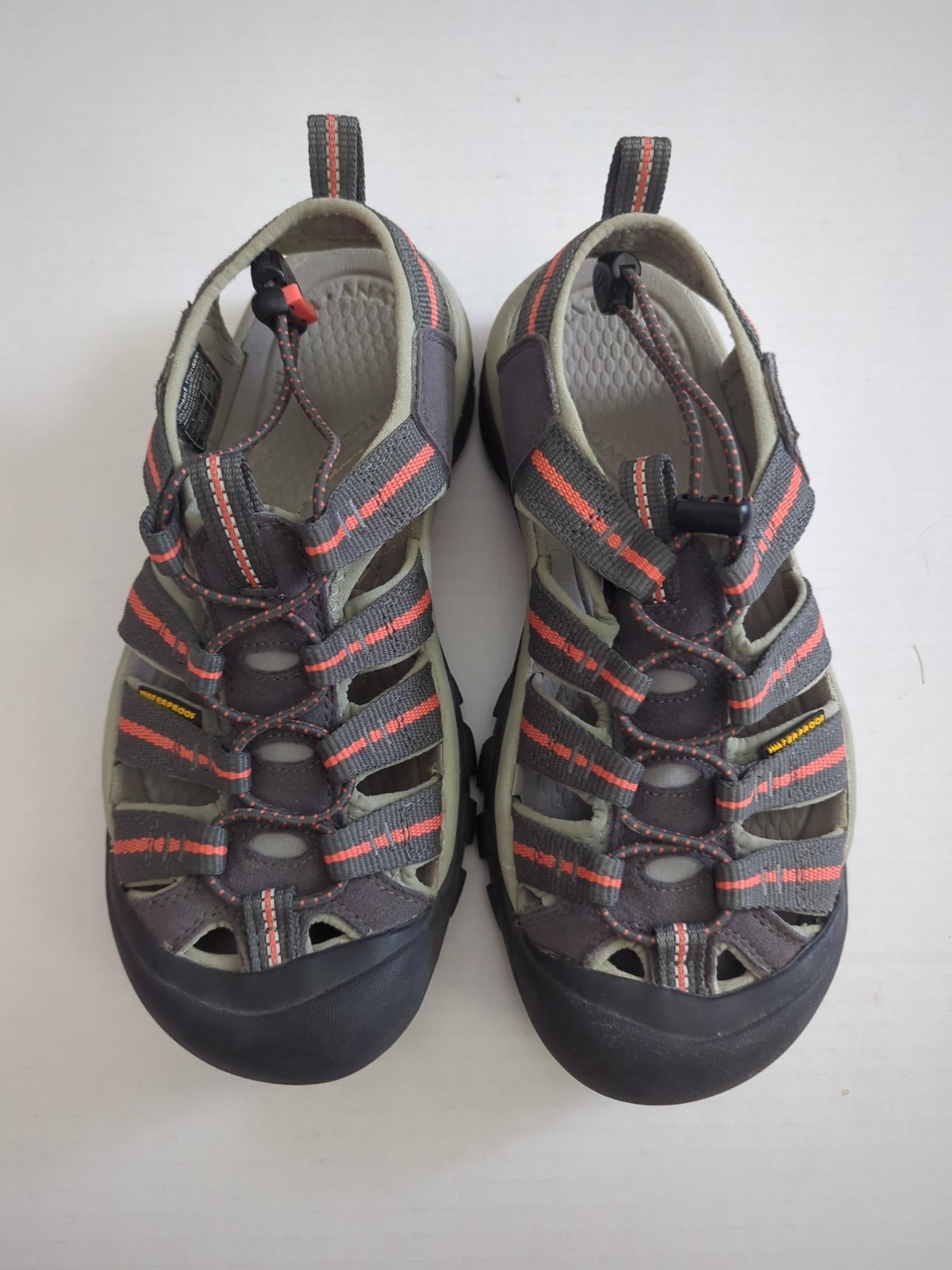 Sandali Keen donna 6 Newport H2 sportivi punta chiusa pescatore 1010955 grigio rosa