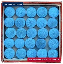 50pcs/lot 9mm/10mm/11mm/12mm/13mm Blue Billiard Pool Cue Tips Hardness in M Bill