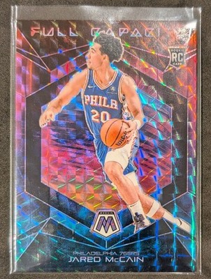 2024-25 Panini Mosaic Full Capacity SSP Case-Hit! Rookie Jaren McCain RC Thunder