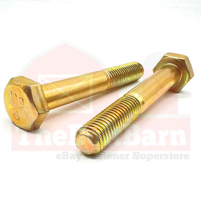 #ad #ad M14 2.0 Class 10.9 Hex Cap Screws Zinc Yellow Choose Length amp; Qty $283.14