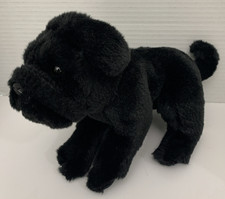 Animal Alley BLACK PUG PUPPY DOG  13"  Plush Stuffed Animal  TOYS R US