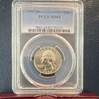 1957-D Washington Quarter Silver PCGS MS64 Uncirculated Denver 25C