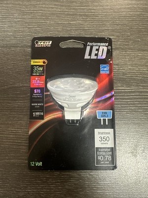 Feit Electric LED Dimmable EXN GU5.3 (Lot of 2) 350 Lumens. Warm White. 3000K