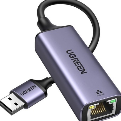 USB Ethernet Adapter 1000 Mbps Gigabit LAN Adapter für Laptop, PC, Mac, Linux...