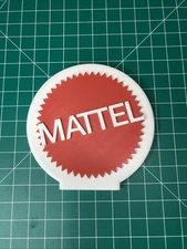 3D Printed Mattel Logo Sign Fan Art