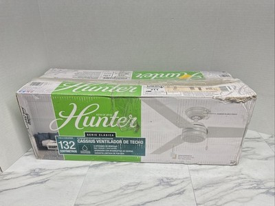 Hunter Fans - Cassius 52 Inch Ceiling Fan with Pull Chain-Fresh White Finish
