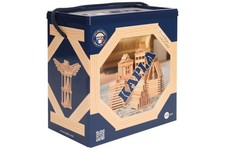 KAPLA 120er Box natur Holzbausteine