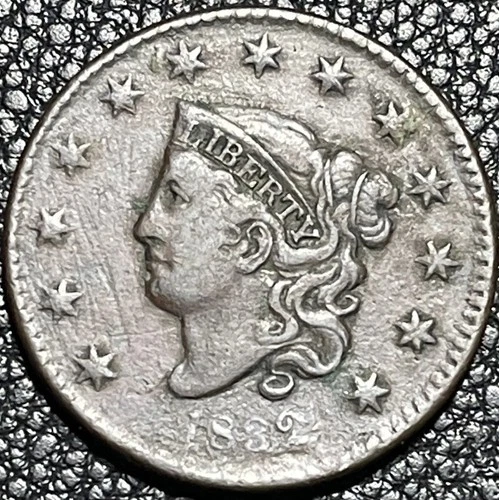 Photo of a 1832-P Large Cent from an eBay listing that sold on Jul 17, 2026