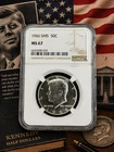 1966 SPECIAL MINT SET (SMS) KENNEDY HALF DOLLAR NGC MS 67 Certified Coin