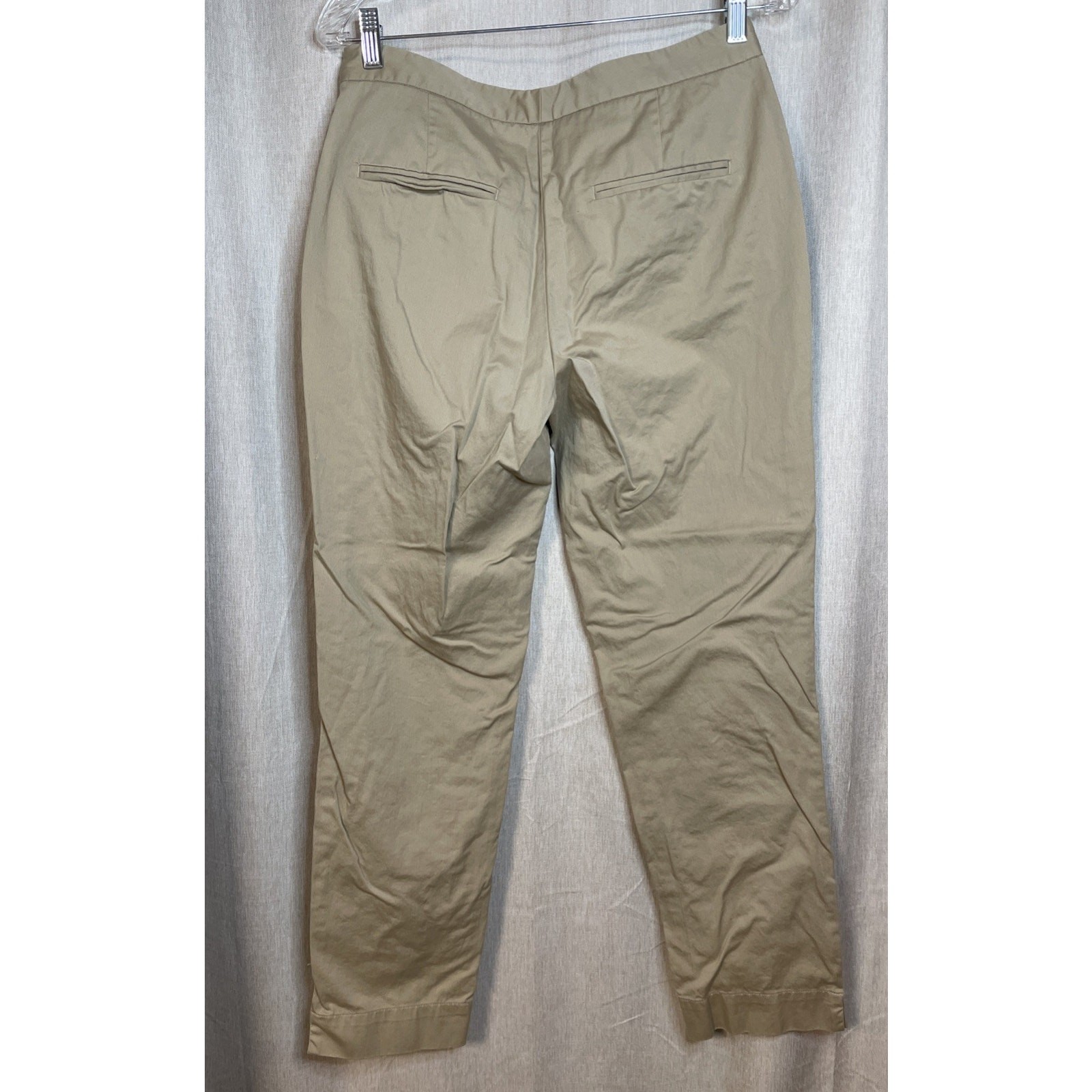 Massimo Dutti Pants Women’sUS Size 6 Khaki/Tan Chino Career image 2