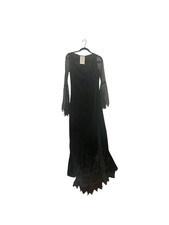 California Costumes Women Rich Witch Black Velvet Dress Size M