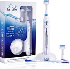 Triple Bristle Original Sonic Toothbrush | Rechargeable 31,000 VPM Tooth Brush |