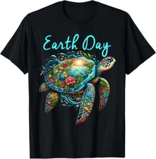 Sea Turtle Earth Day Save The Earth T-Shirt