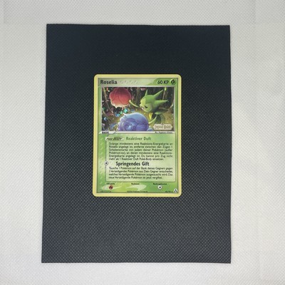 Pokemon Roselia 42/92 Holo EX Legend Maker Deutsch Karte Tcg Deutsch NM Reverse
