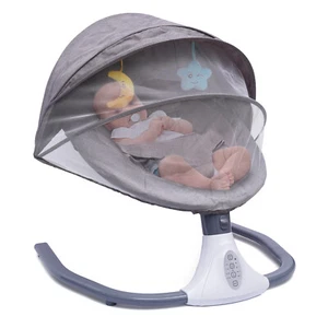 Electric Baby Bouncer Swing Bluetooth Music Cradle Rocker Chair Infant Newborn