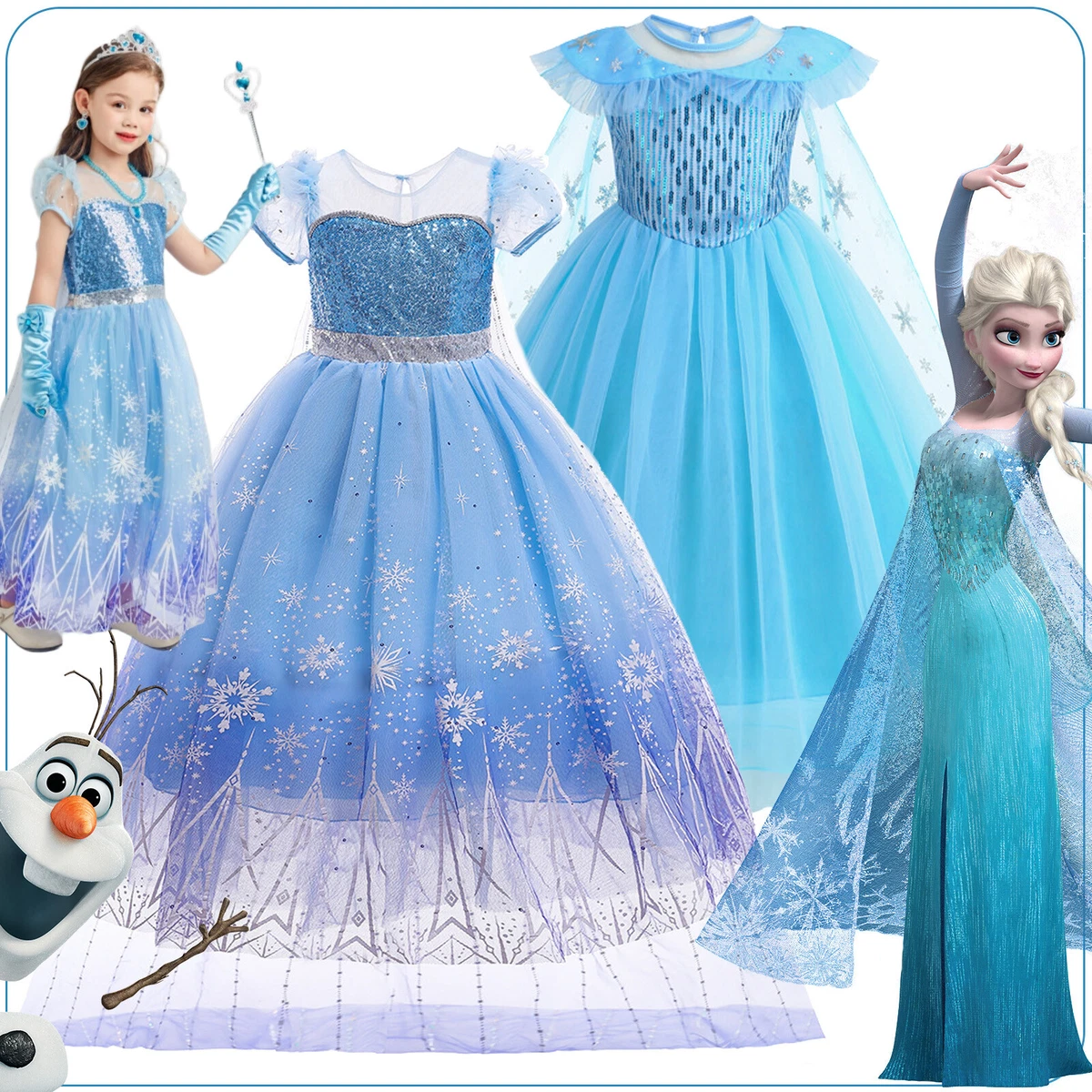Elsa Dress Fancy Dresses for Girls for sale | eBay UK