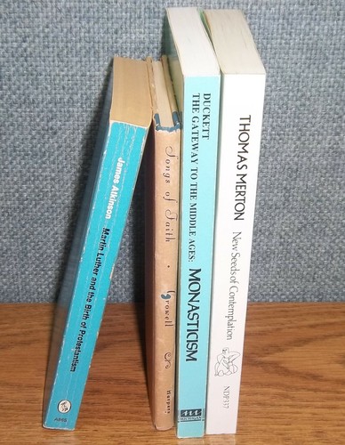 LOT Religion Martin Luther James Atkinson Songs of Faith Crowell Monasticism - Imagen 2 de 2