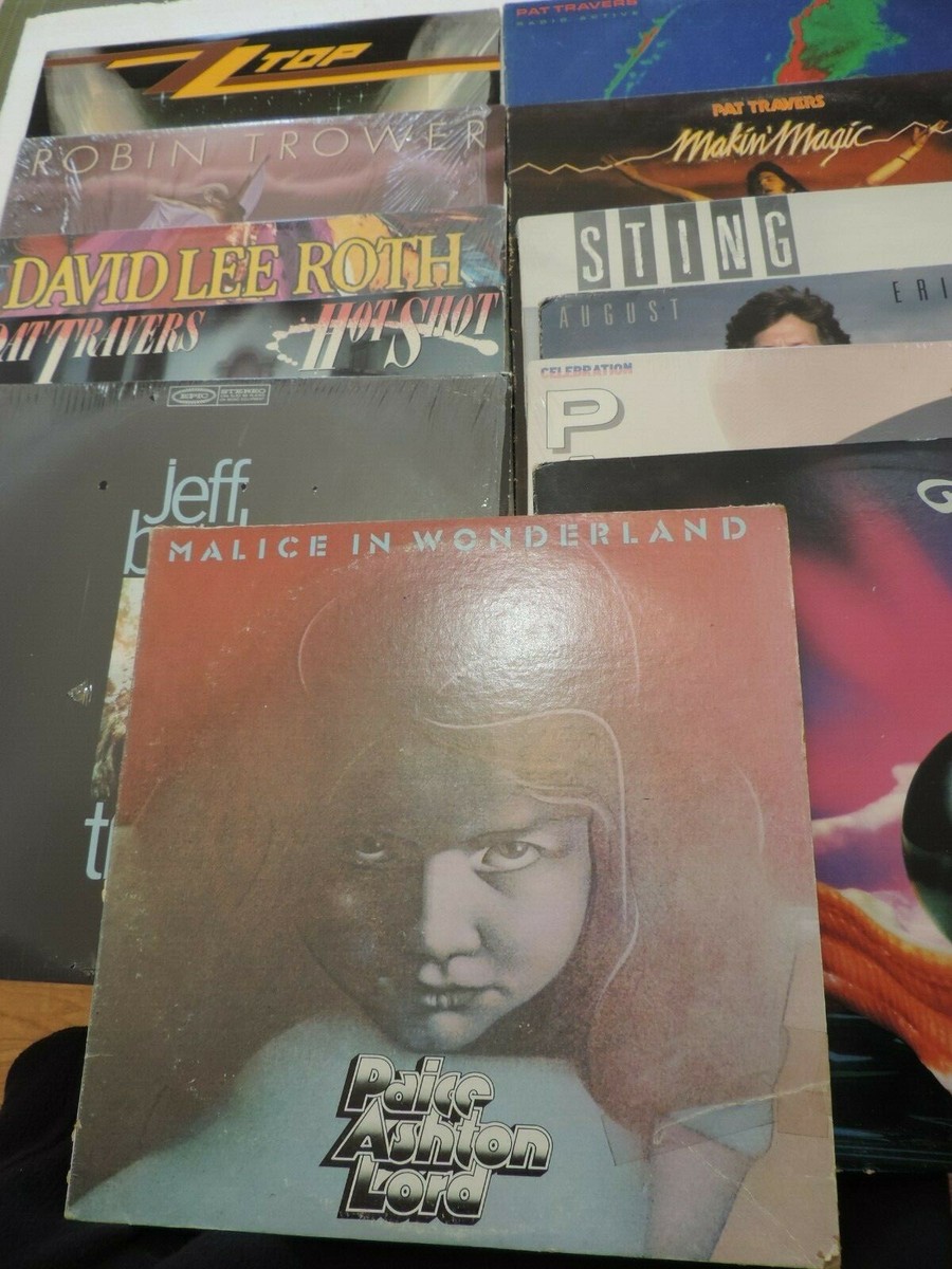 12 RECORDS LP VINYL ROCK JAZZ RECORDS PRE OWNED GOOD CONDITION SET