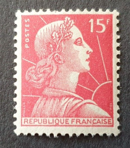 1955 FRANCE FRANKREICH DEFINITIVE 15F VF MNH | eBay
