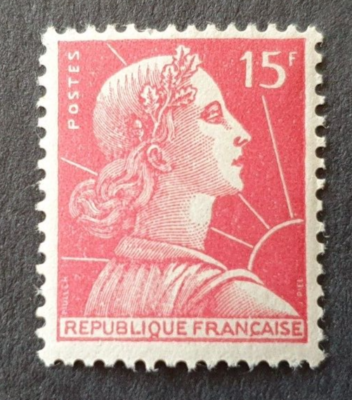 1955 FRANCE FRANKREICH DEFINITIVE 15F VF MNH | eBay
