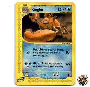 Kingler Expedition 50/165  Pokemon  card Near Mint sb1