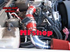 Red 2pc For 1996-1999 Gmc Yukon 5.7l V8 Air Intake System Kit + Filter