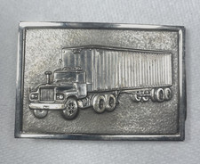 Trucker Belt Buckle - Semi - 18 Wheeler - Truck  Trailer
