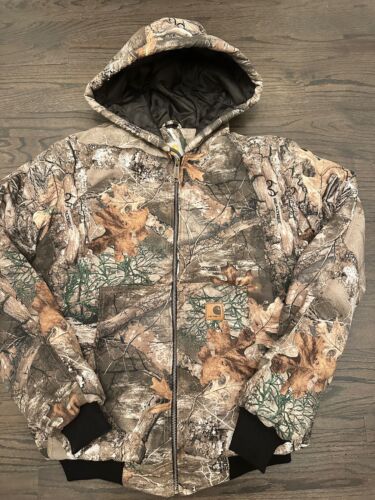 Carhartt RealTree Camo Full Zip Jacket Mens Size Medium Excellent Condition - Picture 1 of 4