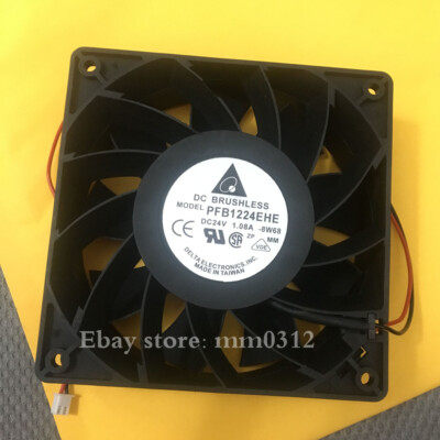 1PCS DELTA PFB1224EHE 12CM 12038 24V 1.08A 2pin Gale fan cooling fan | eBay
