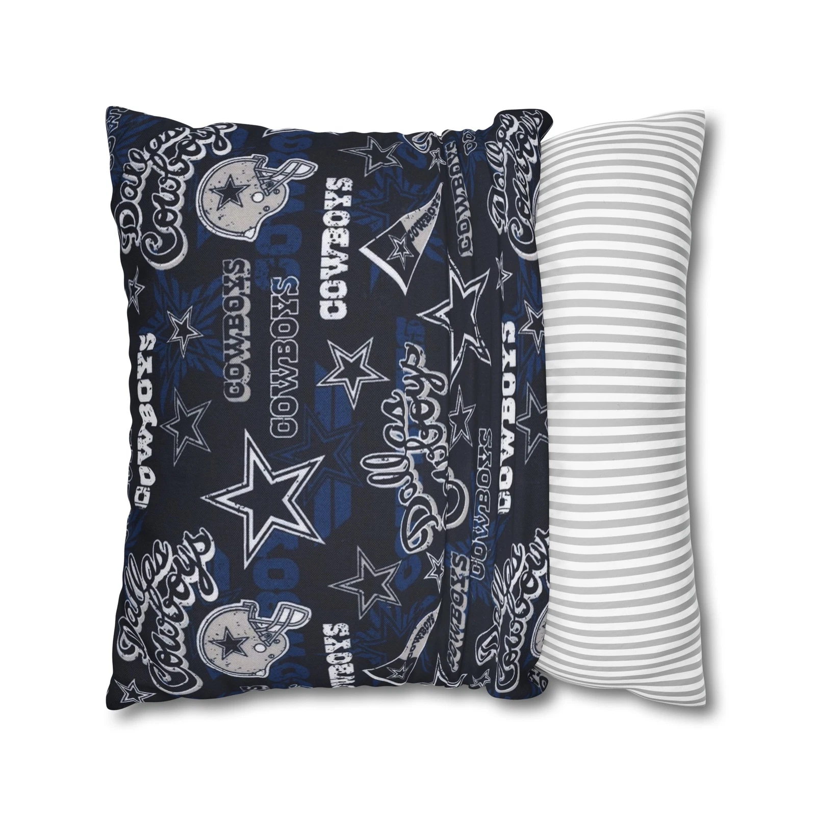 Dallas Cowboys Spun Throw Pillowcase
