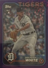 2024 Topps Base Set Series 1#8 Brendan White Purple HoloFoil