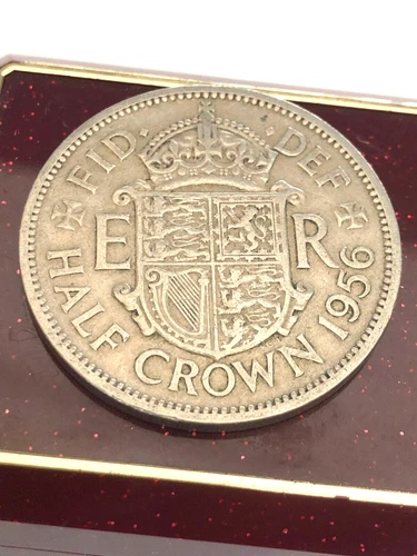 1956 Elizabeth II Half Crown — photo from the most recent tracked eBay sale