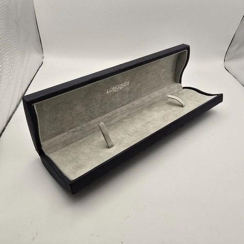 RARE VINTAGE SWISS LONGINES BLUE WATCH BOX REF:601 WITH OUTER & INNER BOXES. - Picture 15 of 19