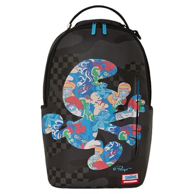 SPRAYGROUND SMURFS WITHIN DLXSV BACKPACK LIMITED EDITION SPRAYGROUND SMURFS WITHIN DLXSV BACKPACK LIMITED EDITION
