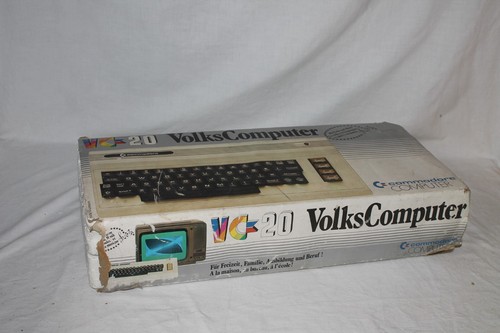 Volkscomputer Commodore VC-20 Computer mit OVP retro vintage - Afbeelding 2 van 13