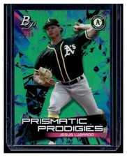 2019 Bowman Platinum Jesus Luzardo Prismatic Prodigies Green /99 #PPP-9