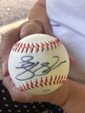 Matt Szczur Signed Game  Baseball 