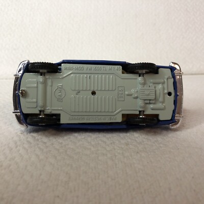 Gama Mini Mod VW 1600 TL Blue 1/45 Scale Made In West Germany | eBay